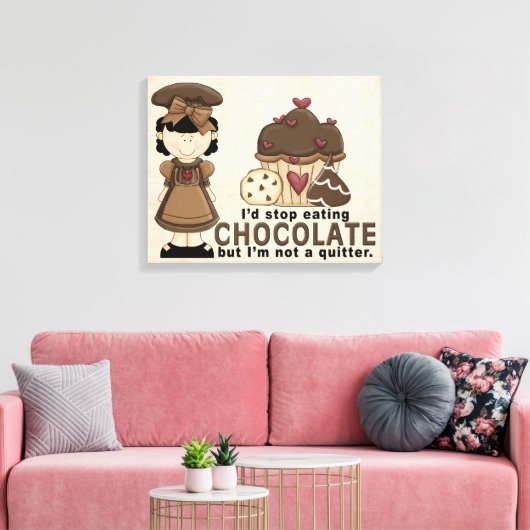 Toile enrobée au chocolat (Insitu(Salon))