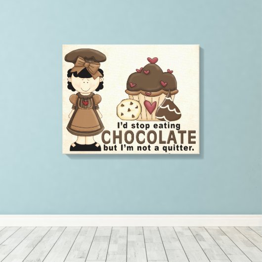 Toile enrobée au chocolat (Insitu (Plancher de Bois))