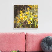 Toile enrobée de Fleurs Jaunes (Insitu(Salon))