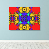 Toile enrobée de kaléidoscope (Insitu (Plancher de Bois))