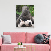 Toile enrobée de soccer d'éléphant (Insitu(Salon))