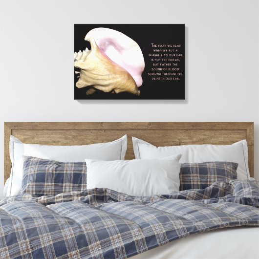 Toile enrobée de son Seashell (Insitu(Chambre))