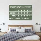 Toile enrobée de tableau de baseball de 60 po x 40 (Insitu(Chambre))