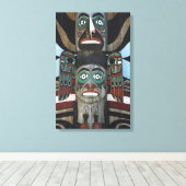 Toile enrobée de totem (Insitu (Plancher de Bois))