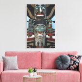 Toile enrobée de totem (Insitu(Salon))
