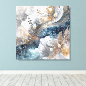 Toile enrobée d'encre d'hiver (Insitu (Plancher de Bois))