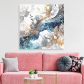 Toile enrobée d'encre d'hiver (Insitu(Salon))