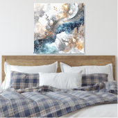 Toile enrobée d'encre d'hiver (Insitu(Chambre))