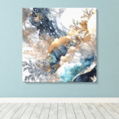 Toile enrobée d'encre d'hiver (Insitu (Plancher de Bois))