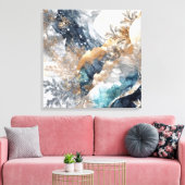 Toile enrobée d'encre d'hiver (Insitu(Salon))