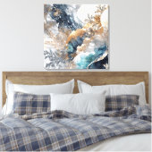 Toile enrobée d'encre d'hiver (Insitu(Chambre))