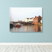 Toile enrobée du port de Whitby (Insitu (Plancher de Bois))
