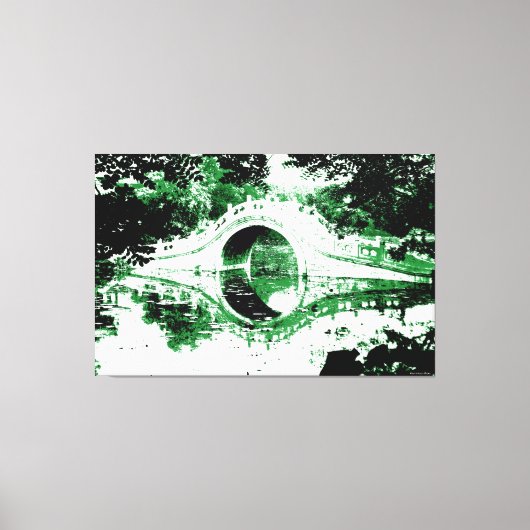 Toile enrobée d'un pont historique (Recto)
