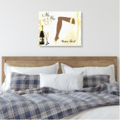 Toile enrobée mariage/Anniversaire (Insitu(Chambre))
