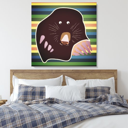 Toile enrobée Mole et Stripes (Insitu(Chambre))