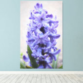 Toile enrobée Rainy Purple Hyacinth (Insitu (Plancher de Bois))