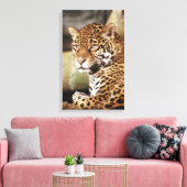 Toile enroulée de jaguar (Insitu(Salon))