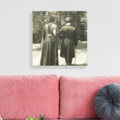 Toile enroulée de la promenade de l'après-midi (Insitu(Salon))