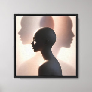 Toile enroulée, dimensions : 30,48 cm x 30,48 cm
