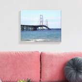 Toile enroulée du pont Mackinac (Insitu(Salon))