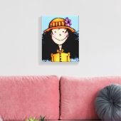 Toile enroulée, Fille de l'été (Insitu(Salon))