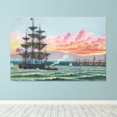 Toile enroulée grande de Martha's Vineyard (Insitu (Plancher de Bois))