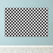 Toile Enroulée Noir & Blanc (Insitu (Plancher de Bois))