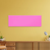 Toile enroulée rose chaud (Insitu(Salon))