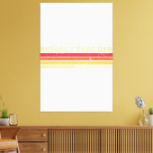 Toile ENSEIGNANT EN BIOLOGIE Funny Titre du travail Prof (Insitu(Salon))