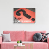 Toile Enseigne de café avec grains de café (Insitu(Salon))