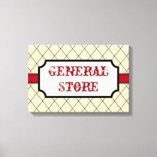 Toile Enseigne de magasin général Art