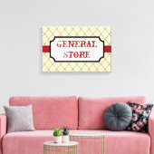 Toile Enseigne de magasin général Art (Insitu(Salon))