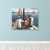 Toile Enseignement des recrues Semaphore Signal - US Nav (Insitu (Plancher de Bois))