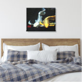 Toile ©Ensemble dans Love/Gold & Silver Poisson Koi (Insitu(Chambre))