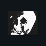 Toile Ensemble de 2 toiles d'art Pop Skull Enveloppé<br><div class="desc">BW Skull Pop Art Picture - Humorisore College Comic Pop Art - Imaginaire Rock Punk Heavy Metal</div>