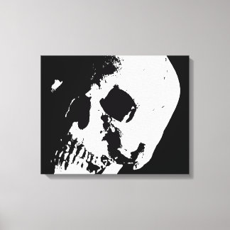 Toile Ensemble de 2 toiles d'art Pop Skull Enveloppé