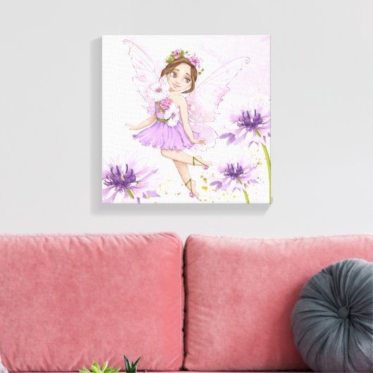 Toile Ensemble de décors de pépinière de fées 3 (Insitu(Salon))