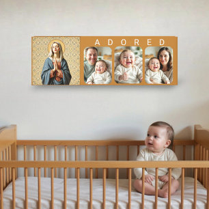 Toile Ensemble de prière Divine Grace - Photo de bébé AD