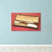 Toile Ensemble d'écriture donné à sa femme, Eveline Hans (Insitu (Plancher de Bois))