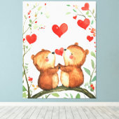 Toile Ensemble pour toujours (Insitu (Plancher de Bois))