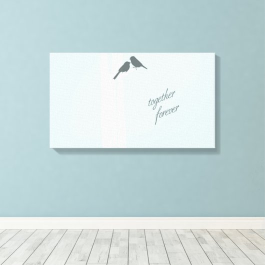 Toile Ensemble pour toujours (Insitu (Plancher de Bois))