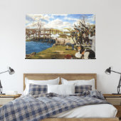 Toile Entendu "Tour du monde" par Domenick D'Andrea (Insitu(Chambre))