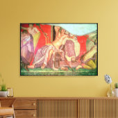 Toile Entourage dionysien avec Dionysus (Insitu(Salon))