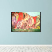 Toile Entourage dionysien avec Dionysus (Insitu (Plancher de Bois))