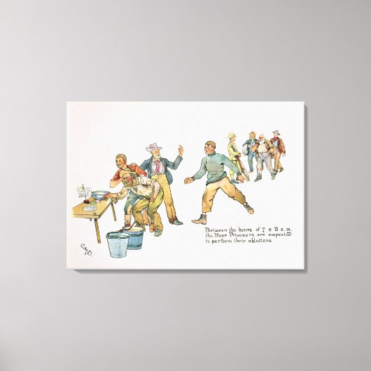 Toile Entre 7 h et 8 h (Recto)