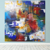 Toile Entre silence et tempête (Insitu (Plancher de Bois))