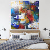 Toile Entre silence et tempête (Insitu(Chambre))
