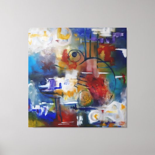Toile Entre silence et tempête (Recto)