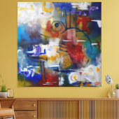 Toile Entre silence et tempête (Insitu(Salon))