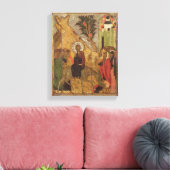 Toile Entrée à Jérusalem, Ecole de Moscou (Insitu(Salon))